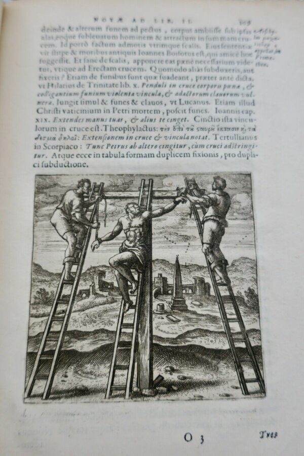 torture de cruce libri tres Ad sacarm profananamque historiam utiles 1594 – Image 7