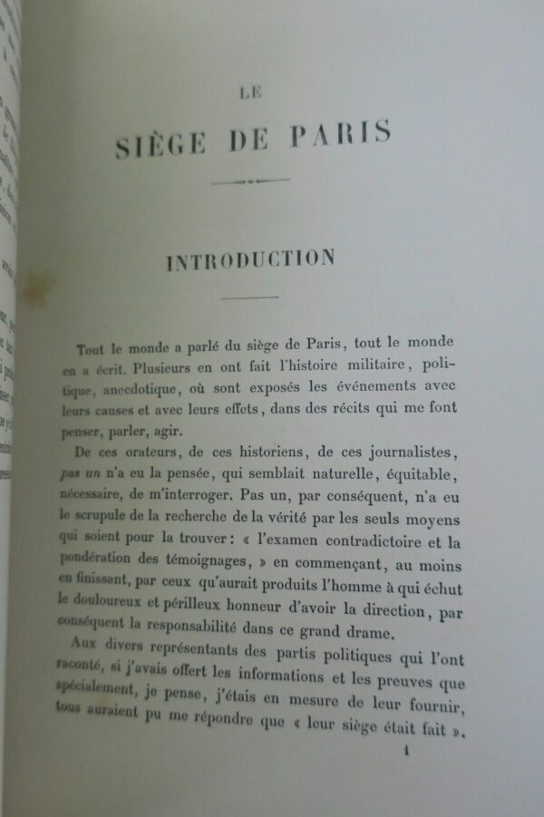 1870 Commune Œuvres posthumes. Le siège de Paris. La société, l'État, l'armée – Image 5