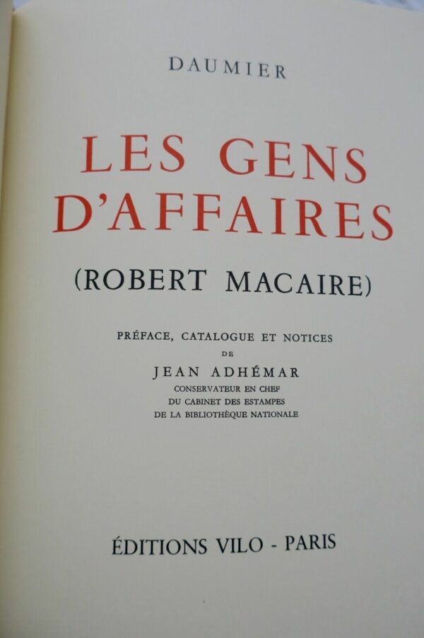 ADHEMAR Jean Honoré Daumier : Les gens d'affaires Robert Macaire – Image 10