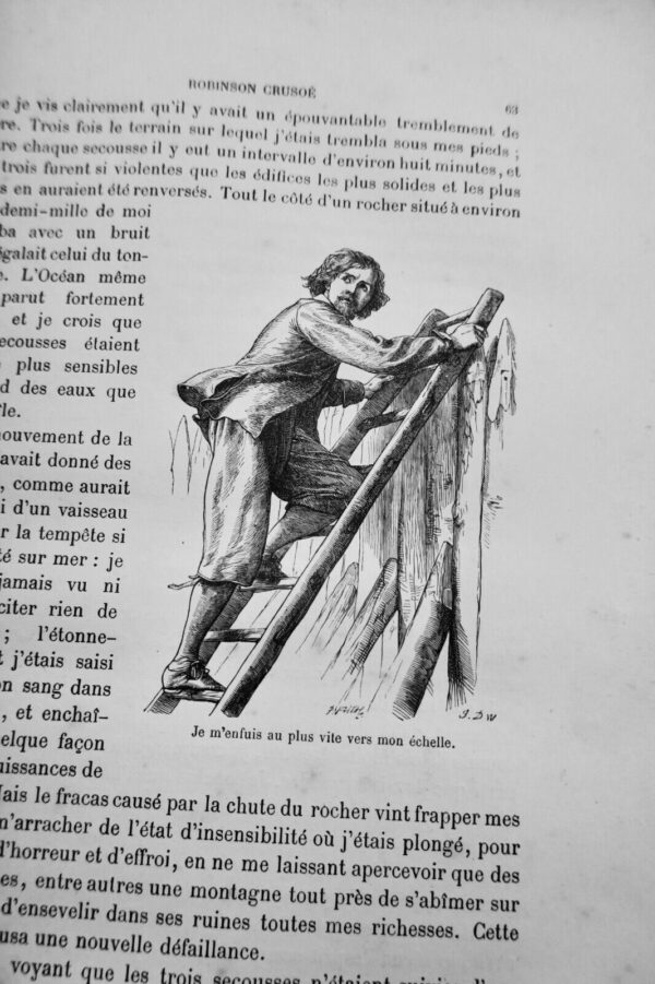 AVENTURES DE ROBINSON CRUSOE 1883 de Foe – Image 9