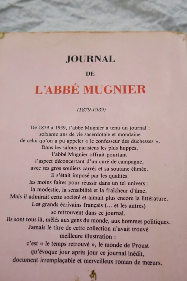 Abbé Mugnier Journal de l'Abbé Mugnier 1879-1939 – Image 7