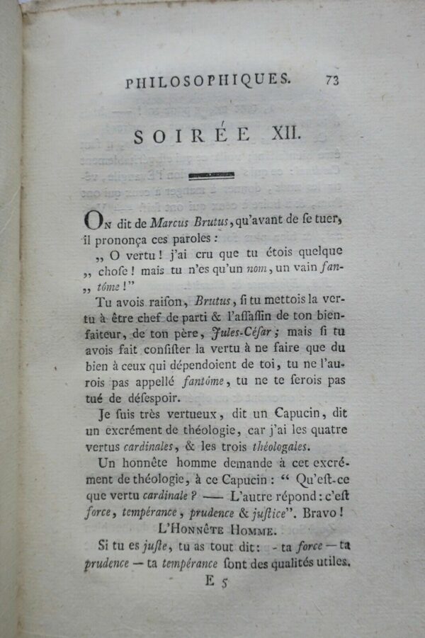 Allemagne Les Soirées Philosophiques du Cuisinier du Roi de Prusse 1785 – Image 4