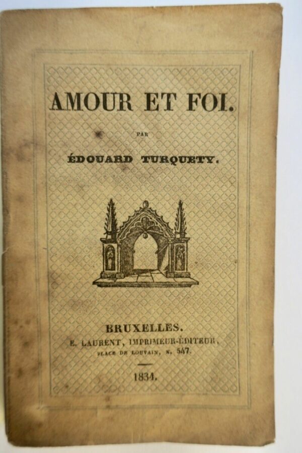 Amour et foi  1834