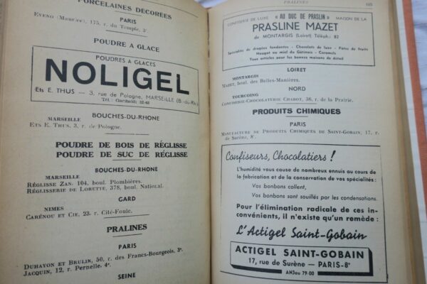 Annuaire des fabricants de confiserie chocolaterie confiturerie biscuiterie.1948 – Image 3