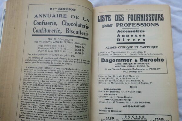 Annuaire des fabricants de confiserie chocolaterie confiturerie biscuiterie.1948 – Image 7