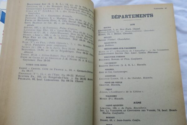 Annuaire des fabricants de confiserie chocolaterie confiturerie biscuiterie.1948 – Image 8