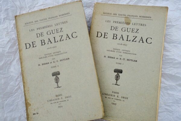 BALZAC (Jean-Louis Guez de) Les premières Lettres de Guez de Balzac 1618-1627 – Image 3