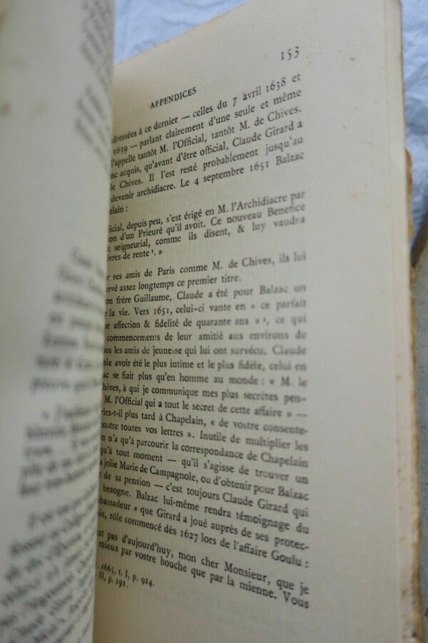 BALZAC (Jean-Louis Guez de) Les premières Lettres de Guez de Balzac 1618-1627 – Image 4