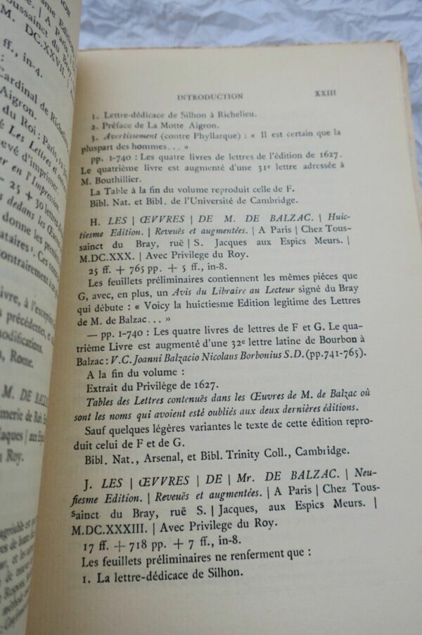 BALZAC (Jean-Louis Guez de) Les premières Lettres de Guez de Balzac 1618-1627 – Image 9