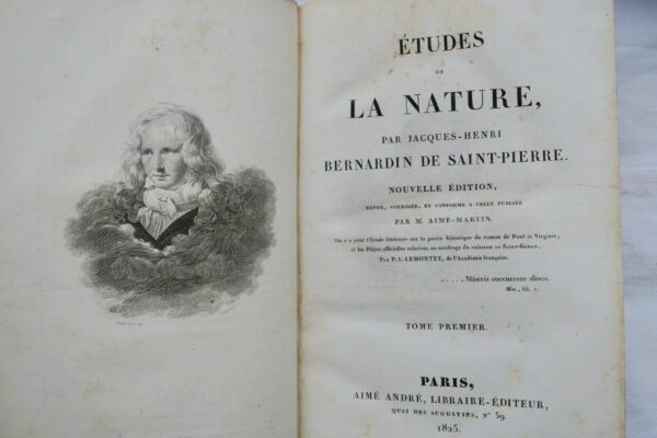 BERNARDIN DE SAINT PIERRE,  Etudes  & harmonie de la Nature – Image 7