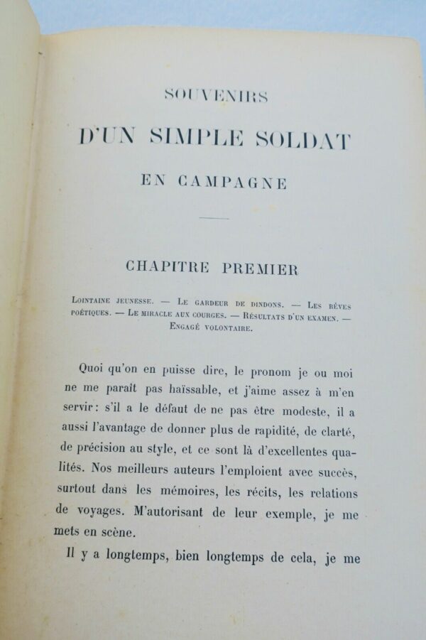 BONNEFOY (Marc) Souvenirs d'un simple soldat en campagne. 1859 ill-Carrey – Image 11