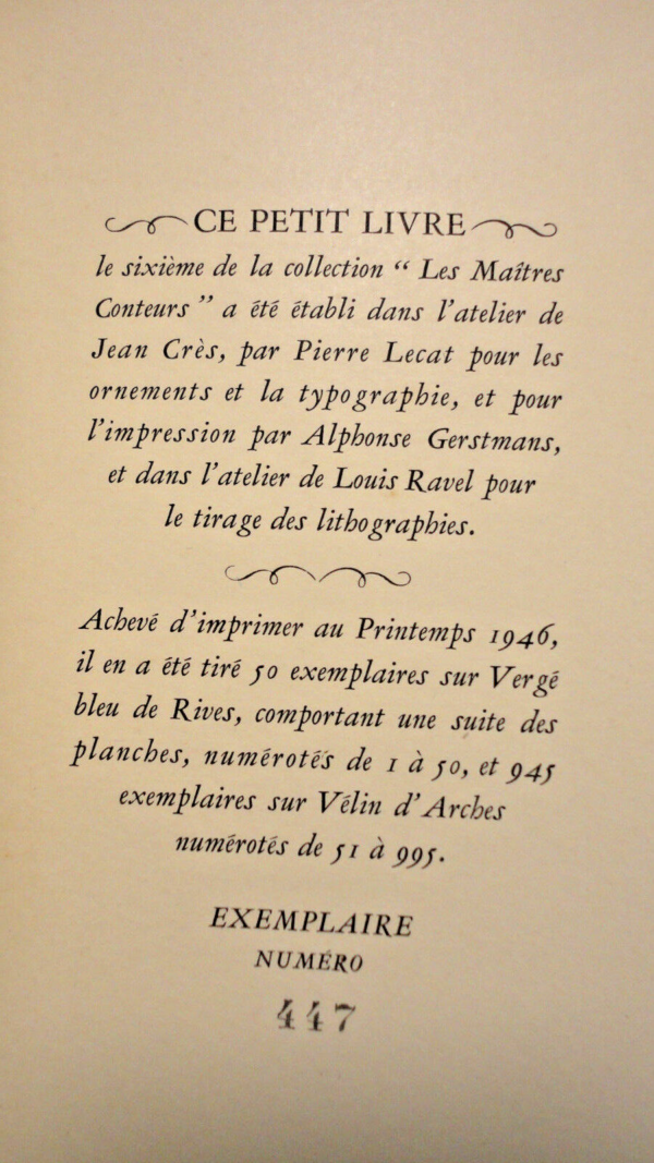 BOUFFLERS (Chevalier de) Aline, reine de Golconde. Lithographies de Jean-Edelman – Image 5