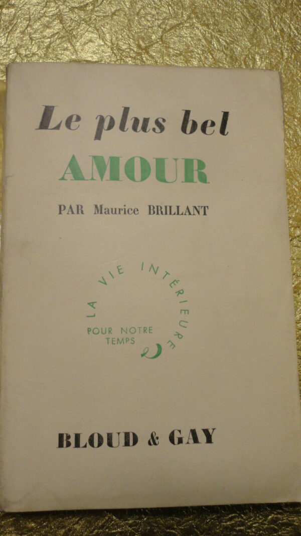 BRILLANT MAURICE LE PLUS BEL AMOUR  + dédicace – Image 3