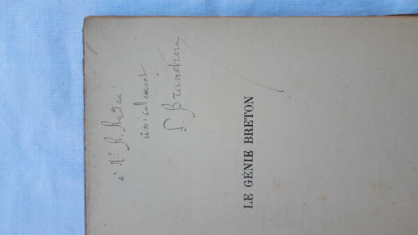 BRUNETIERE LE GENIE BRETON. Conférence 1895 – Image 3