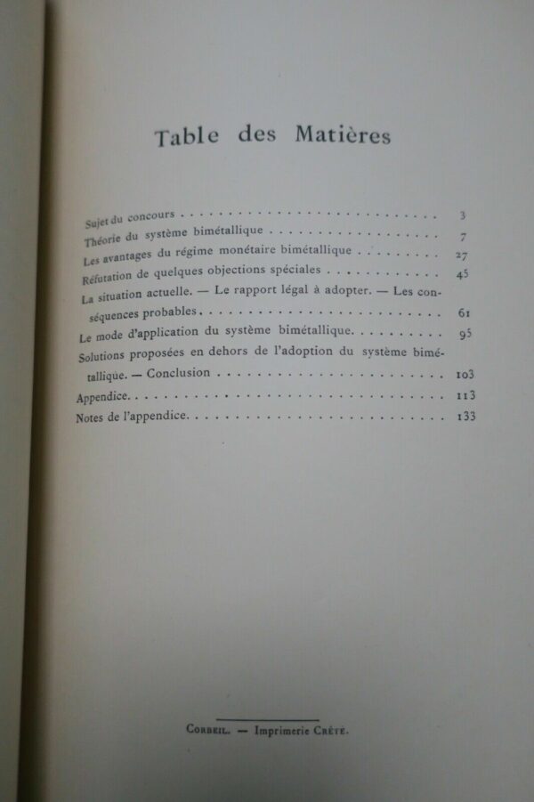 Boissevain, Gideon Maria Le problème monétaire et sa solution 1891 – Image 5