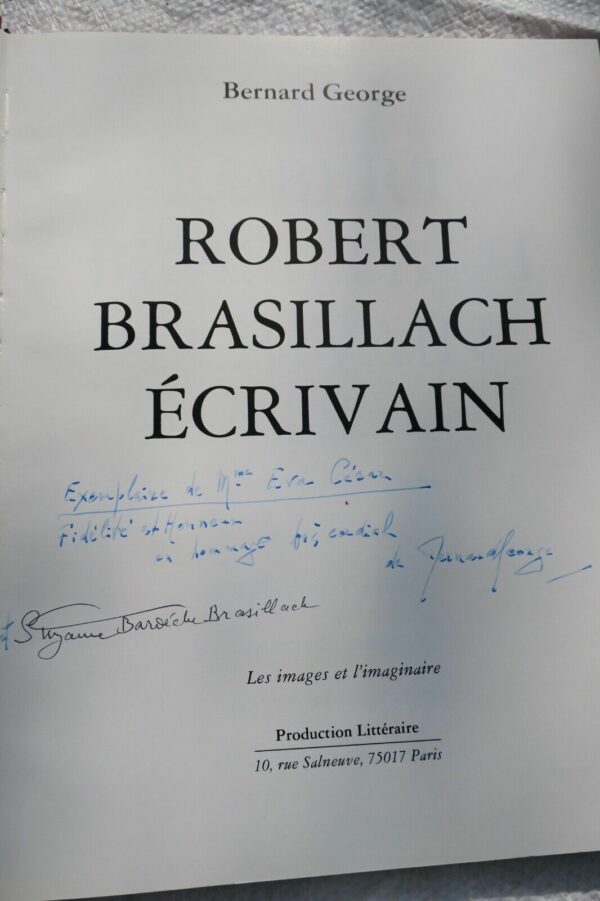 Brasillach, écrivain + dédicace – Image 3