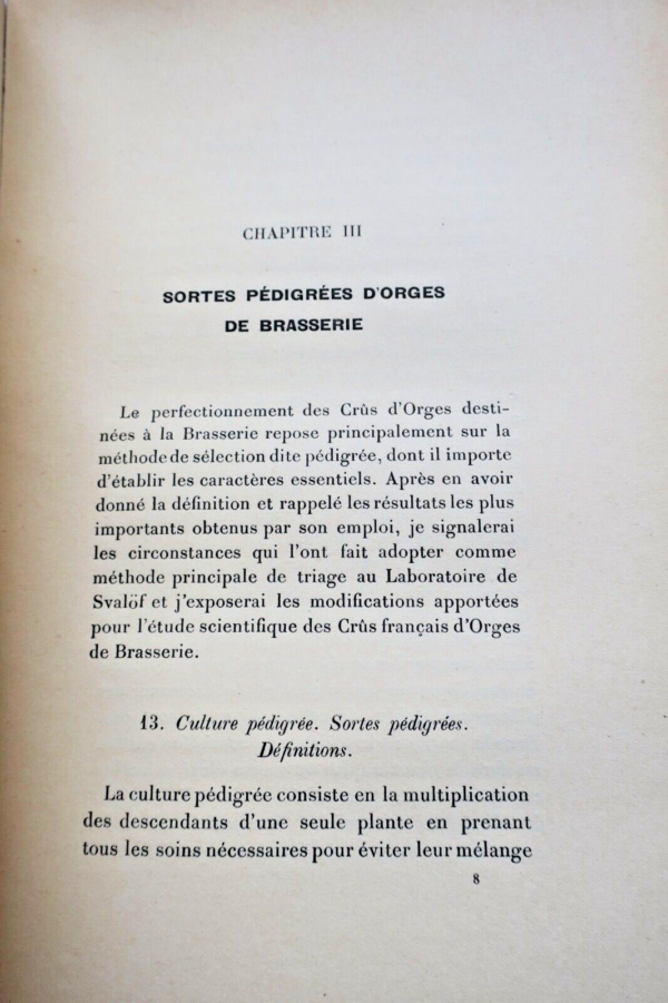 Brasserie  Études sur l'amélioration des crûs d'orges de brasserie – Image 6