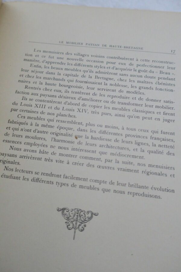 Bretagne  Mobilier paysan de Haute-Bretagne. Les Beaux meubles rustiques 1927 – Image 11