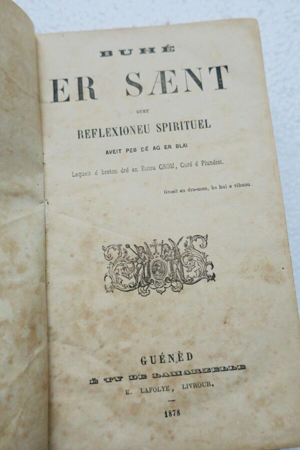 Buhé er saent guet reflexioneu spirituel aveit peb dé ag er blai 1878 – Image 3