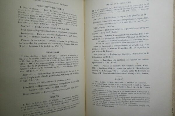 CALVADOS Répertoire sommaire des documents antérieurs à 1800 – Image 3