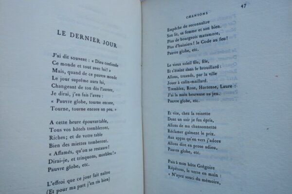 Chansons de Hégésippe Moreau, publiées avec une introduction par Alexandre Pi... – Image 4