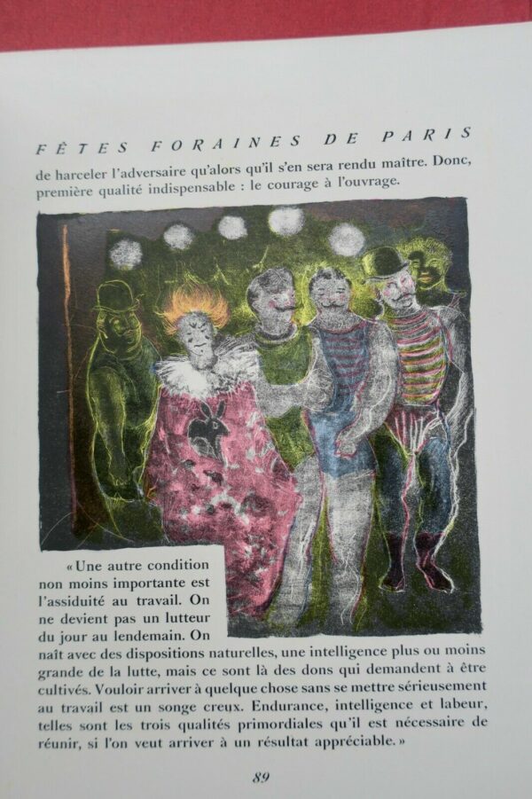 Cirque MOUREY Fêtes foraines de Paris. Lithographies originales GRAU SALA – Image 5