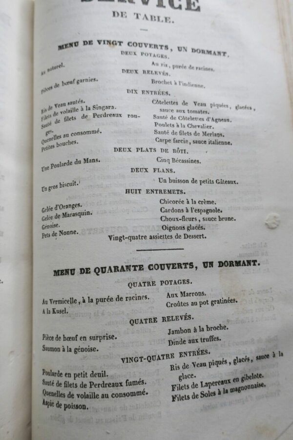 Cuisine Le CUISINIER ROYAL par Viart 1842 – Image 13