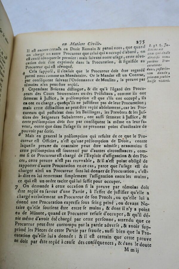 DANTY (N) Traité de la preuve par témoins en matière civile 1738 – Image 6