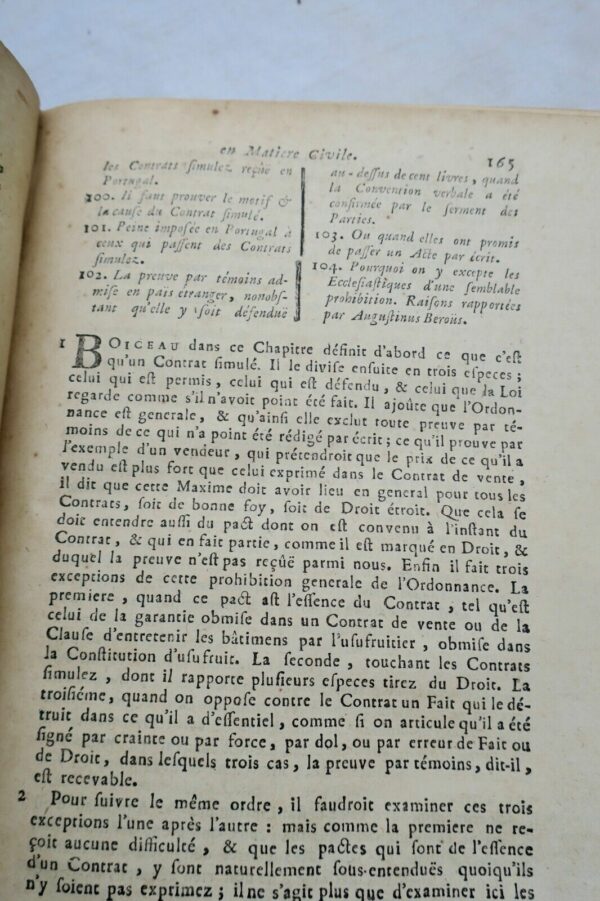 DANTY (N) Traité de la preuve par témoins en matière civile 1738 – Image 7