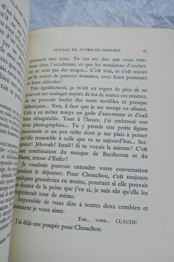 DEBUSSY Lettres de Claude Debussy à sa femme Emma – Image 6