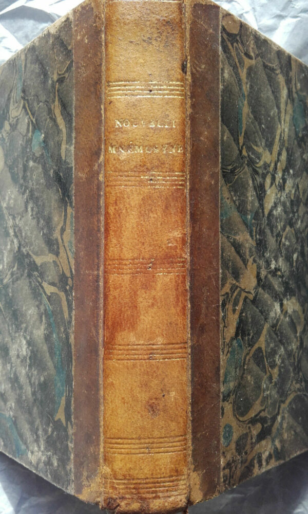 D.LEVI  MNEMOSYNE CLASSIQUE OU NOUVELLE COURONNE LITTERAire 1829 – Image 3