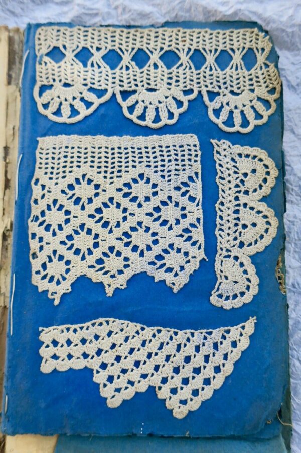 Dentelle broderie CROCHET cahier de modèles, échantillons, exercices – Image 4