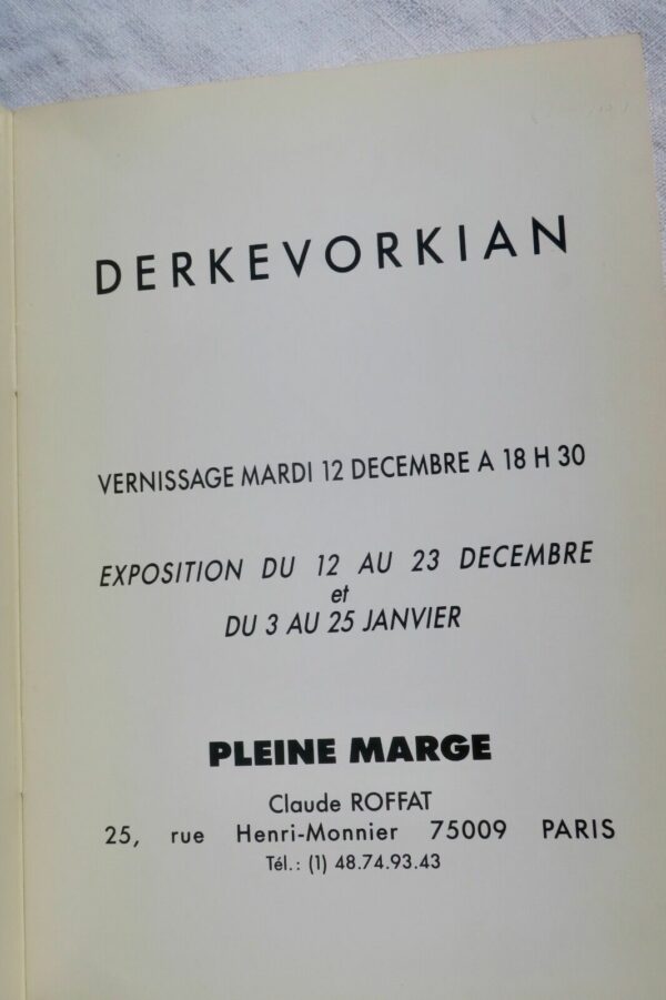 Derkevorkian vernissage Pleine marge – Image 6