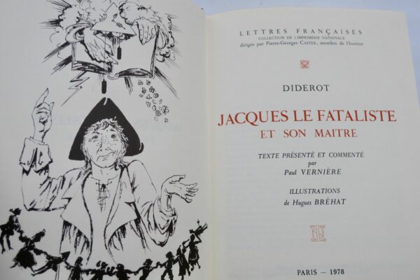 Diderot Jacques Le Fataliste et son Maître