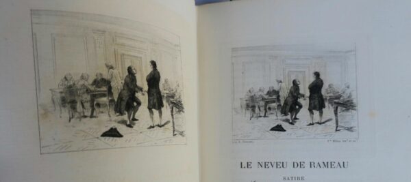 Diderot Le neveu de Rameau illustré par Milius 1884 – Image 8