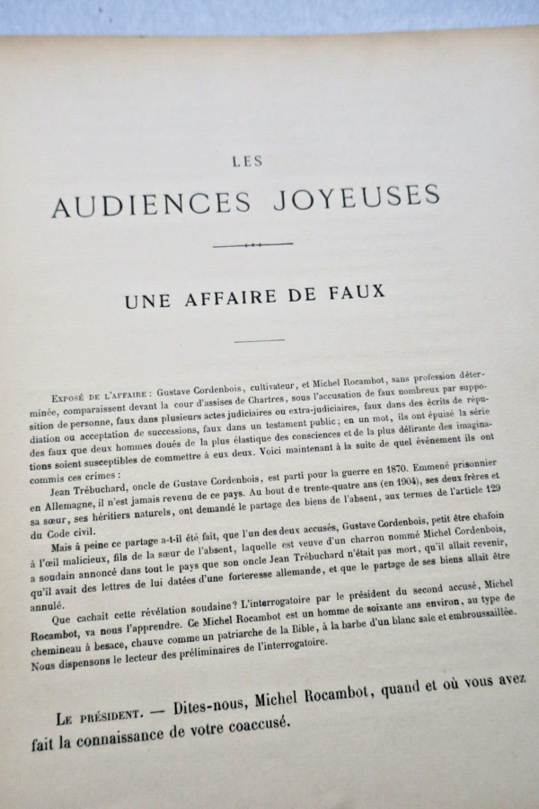 Droit JUSTICE  Les audiences joyeuses – Image 11