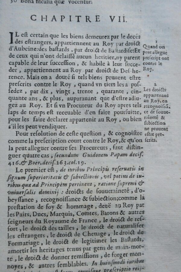 Droit Jean Bacquet 1658 avocat du roy  en la chambre du trésor 1658 – Image 12