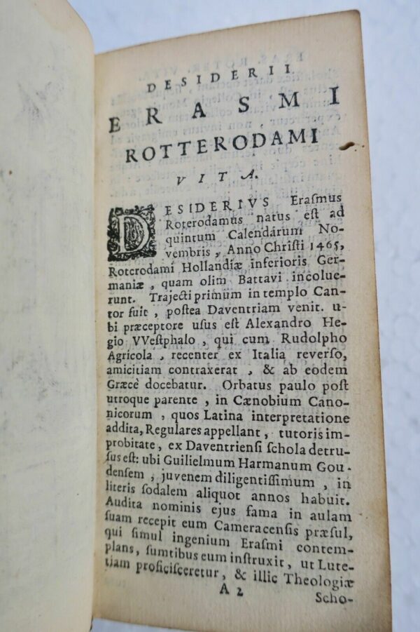 Erasmus Erasmi Roterodami Colloquia Familiaria 1646 MINI – Image 4