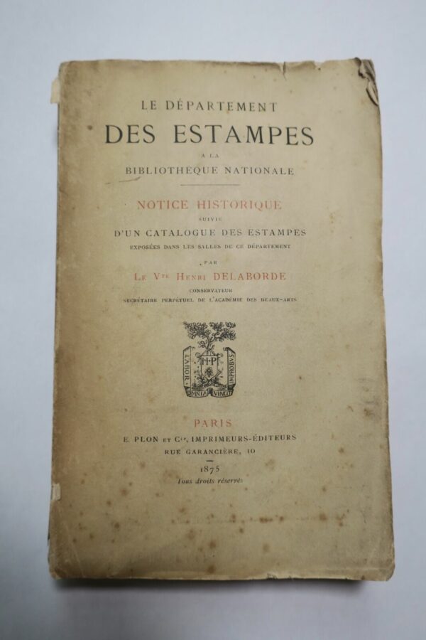 Estampes département des estampes à la bibliothèque nationale 1875