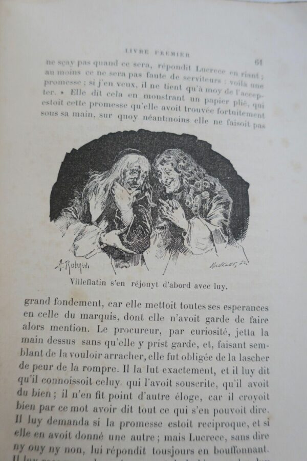 FURETIERE Le roman bourgeois. Ouvrage comique – Image 3