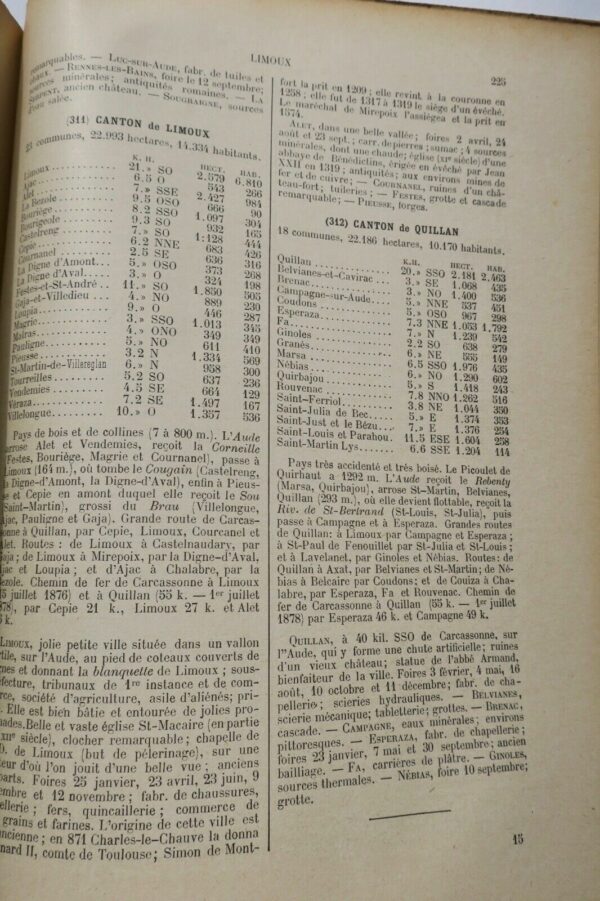 GEOGRAPHIE DE LA FRANCE TOUTES LES COMMUNES 1891 – Image 5