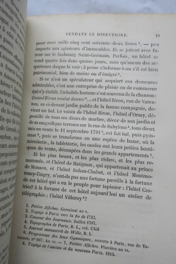 GONCOURT EDMOND & JULES HISTOIRE DE LA SOCIETE FRANCAISE PENDANT LE DIRECTOIRE – Image 6