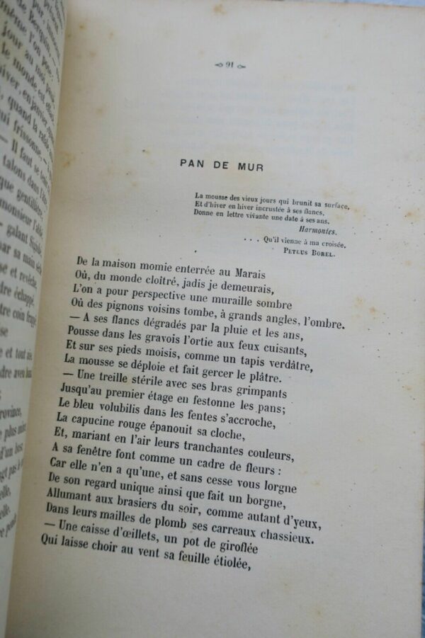 Gautier Théophile Poésies complètes Tome premier 1884 – Image 3