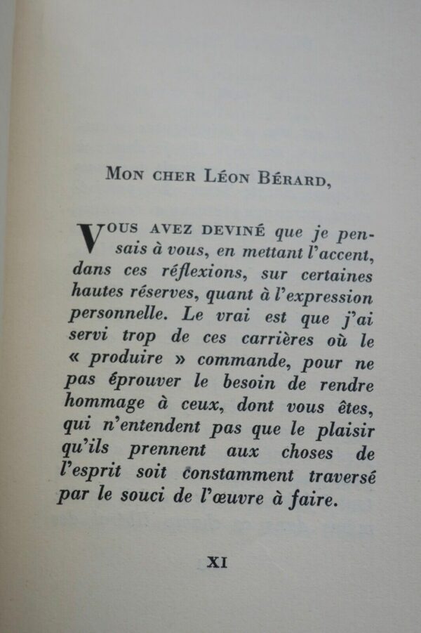 Grasset "Sur le Plaisir" Essai de Bernard GRASSET EO 1954 Envoi – Image 4