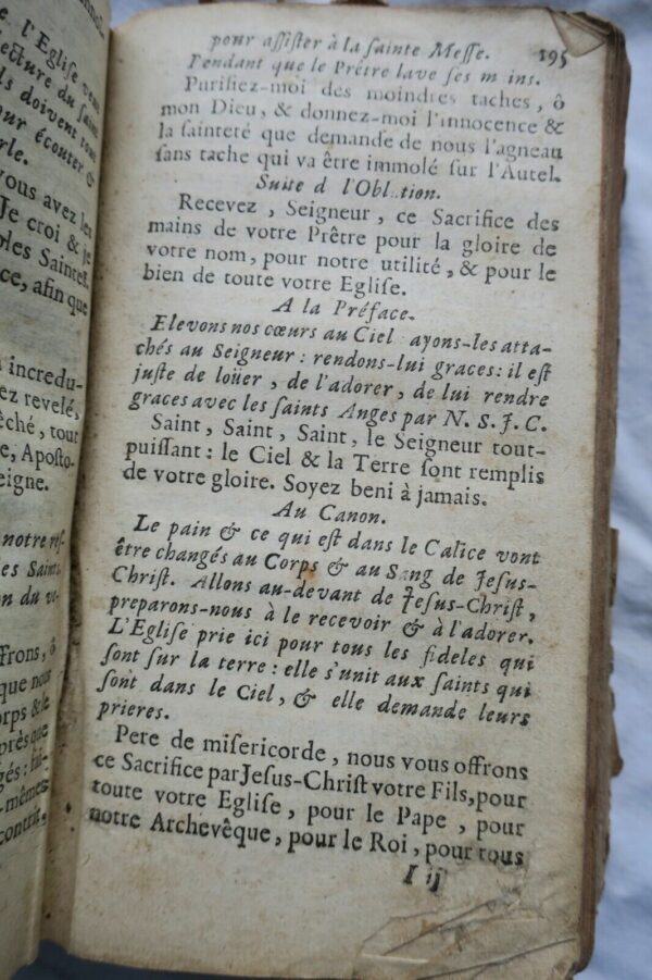 HEURES IMPRIMEES PAR L'ORDRE DE MONSEIGNEUR LE CARDINAL DE NOAILLES 1728 – Image 5