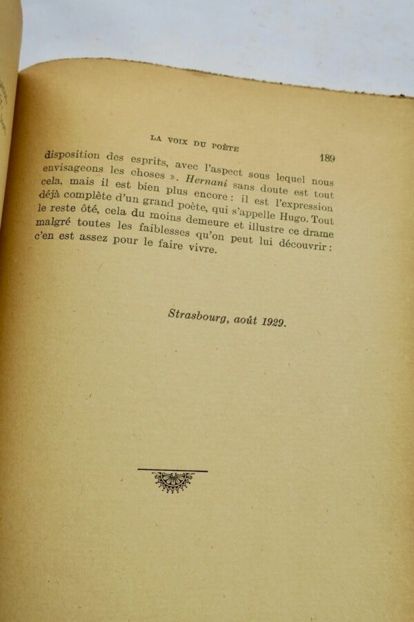 HUGO LOTE Georges. En préface à " Hernani " - Cent ans après – Image 3