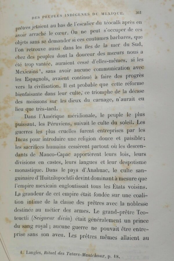 HUMBOLDT Site des cordillères et monuments des peuples indigènes 1869 – Image 3