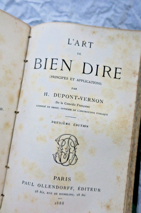 LEGOUVE Ernest L'art de la lecture/l'art de bien dire – Image 7