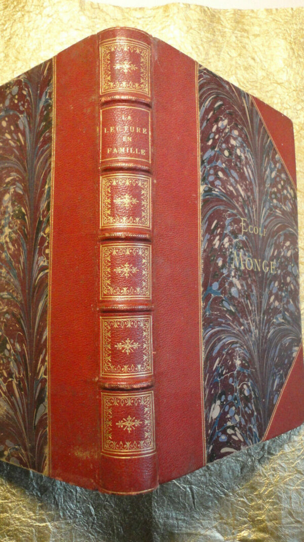 La lecture en famille Morale Education Histoire Sciences Littérature Beaux-1885