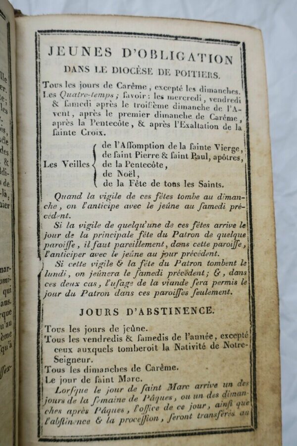 Le Paroissien Sanctifié par les prières de la Journée du Chrétien 1823 maroquin – Image 11